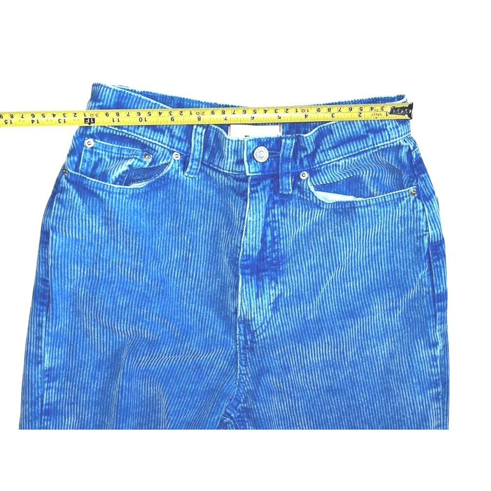 BDG Urban Outfitters Womens High & Wide Blue Corduroy Jeans Size 25 Womens (XS) - Picture 11 of 15